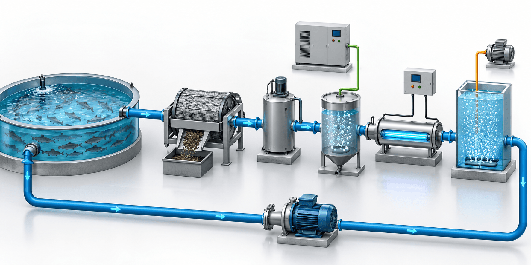 Optimal Design of the Ozone Generator, UV Irradiation, and Aeration System.